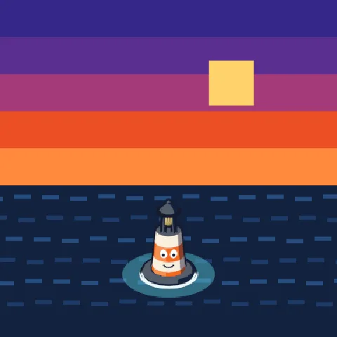 Clip de muestra: la boia flota al atardecer