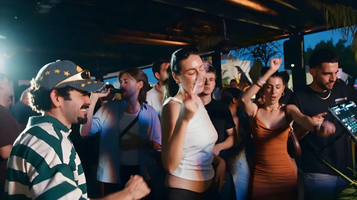 Gente bailando en una fiesta de BOIA