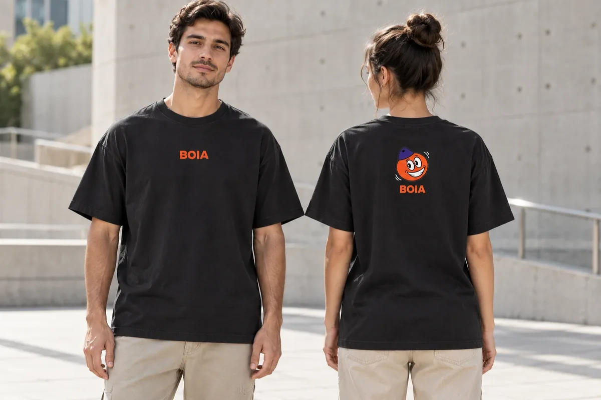 Camiseta BOIA en color negro